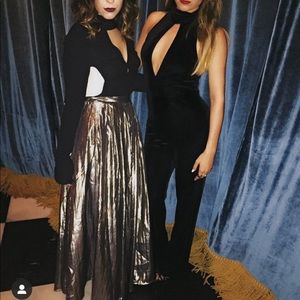 Black Velvet Jumpsuit